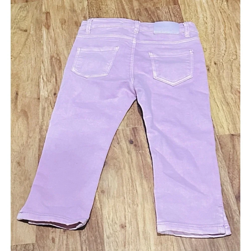 Zara Baby Jeans 12-18 Months Stratchy Soft‎ Denim Pink Pants